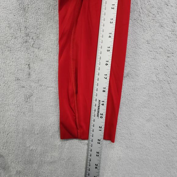 Lululemon Leggings Womens 4 Dark Red Base Pace High-Rise Crop 23" Workout Yoga - Picture 8 of 10